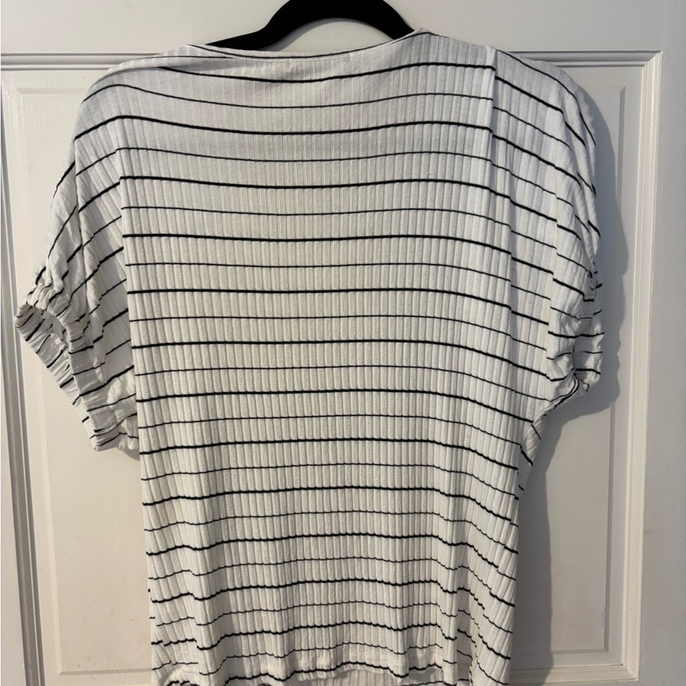 Luke new,  black/white stripe tunic top,  size medium bought from boutique store - Picture 5 of 7